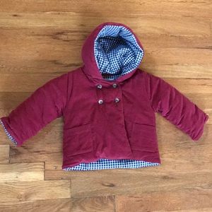 Petite Lucette baby corduroy coat